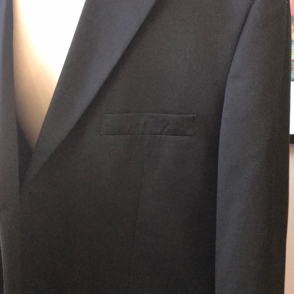 Alfani Men’s Black Button Front Suit Jacket Size Large EUC - Picture 7 of 7